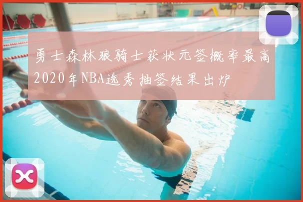 勇士森林狼骑士获状元签概率最高2020年NBA选秀抽签结果出炉